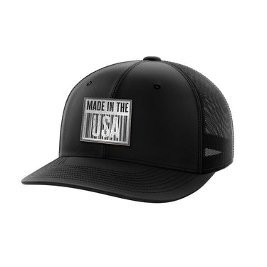 Made In The USA Black Patch Hat Hat Greater Half Black/Black